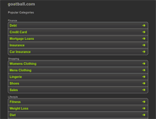 Tablet Screenshot of goatball.com